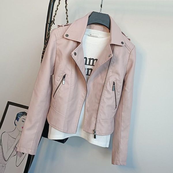 women's jackets autumn winter zipper faux leather jacket locomotive turn-down collar women long sleeve pu coats and top, Black;brown
women's jackets autumn winter zipper faux leather jacket locomotive turn-down collar women long sleeve pu coats and top, Black;brown