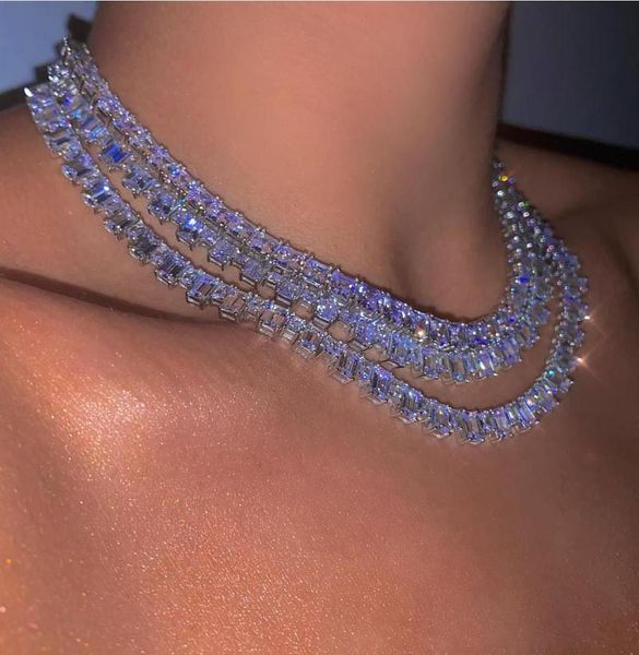 chokers 16" 18" iced out bling baguette cz tennis chain for women hip hop 5a cubic zirconia choker, Golden;silver
chokers 16" 18" iced out bling baguette cz tennis chain for women hip hop 5a cubic zirconia choker, Golden;silver