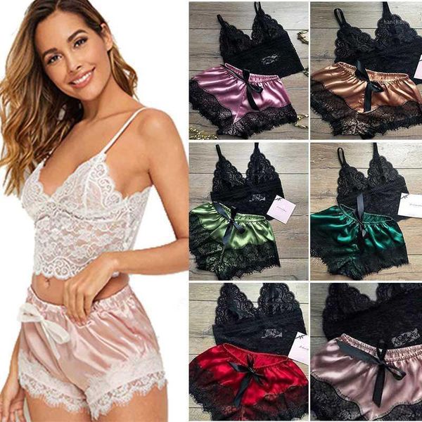 gym clothing women's two-piece underwear 2021 pajamas silk suspenders sleepwear nightdress home clothes in summer sports tslm11, White;black
gym clothing women's two-piece underwear 2021 pajamas silk suspenders sleepwear nightdress home clothes in summer sports tslm11, White;black