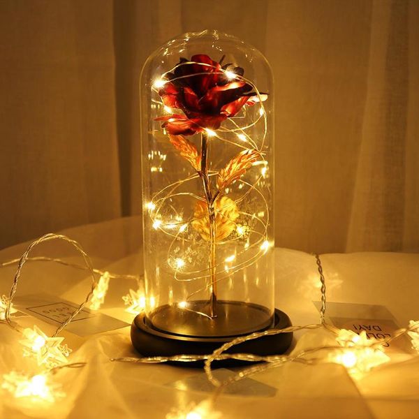 new valentine day anniversary christmas led gold foil eternal rose string light special romantic gift for girlfriend
new valentine day anniversary christmas led gold foil eternal rose string light special romantic gift for girlfriend
