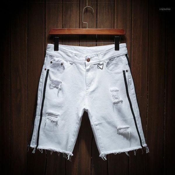 men holes white denim shorts new fashion summer men cotton short jeans stretches casual denim shorts1, Blue
men holes white denim shorts new fashion summer men cotton short jeans stretches casual denim shorts1, Blue