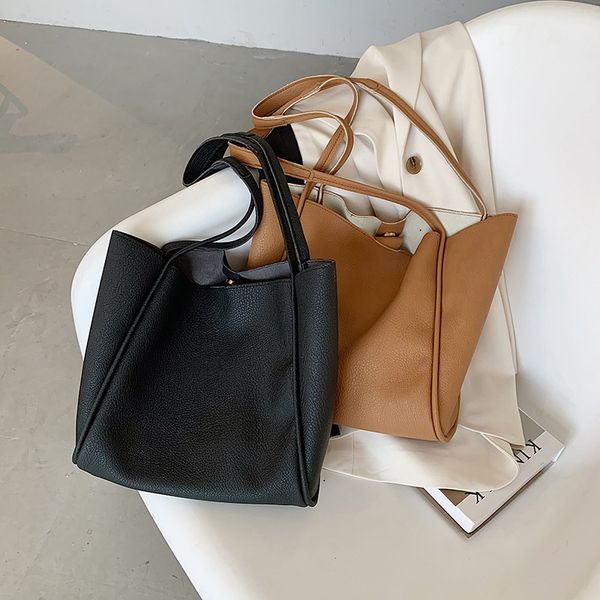 casual solid color bucket bags for women 2020 new large capacity women shoulder bag luxury pu leather women's handbags shopper c1016
casual solid color bucket bags for women 2020 new large capacity women shoulder bag luxury pu leather women's handbags shopper c1016