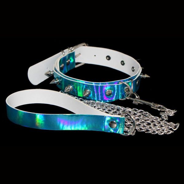 spike rivet choker ожерелье цепи шеи кожа радуга воротник rave фестиваль партии ravewear ювелирной моды гот аксессуары, Golden;silver
spike rivet choker ожерелье цепи шеи кожа радуга воротник rave фестиваль партии ravewear ювелирной моды гот аксессуары, Golden;silver
