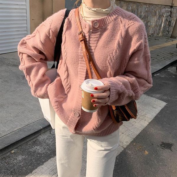 3 colors 2021 autumn korean style soild color o neck twist knittd cardigans womens sweaters cardigans womens (x1645)1, White
3 colors 2021 autumn korean style soild color o neck twist knittd cardigans womens sweaters cardigans womens (x1645)1, White