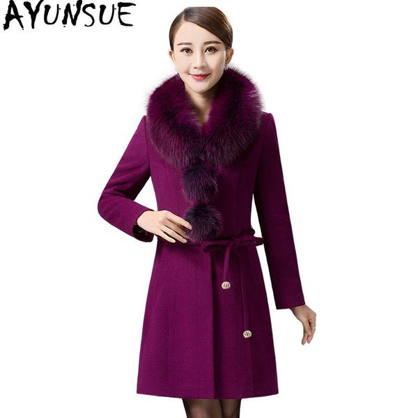 ayunsue winter woman coats 2020 thick wool coat female long jacket plus size 4xl 5xl faux fur collar casaco feminino kj233, Black
ayunsue winter woman coats 2020 thick wool coat female long jacket plus size 4xl 5xl faux fur collar casaco feminino kj233, Black