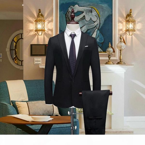 vertvie 2018 brand men suit fashion solid suit casual slim fit 2 pieces mens wedding suits jackets male plus size 3xl, White;black
vertvie 2018 brand men suit fashion solid suit casual slim fit 2 pieces mens wedding suits jackets male plus size 3xl, White;black