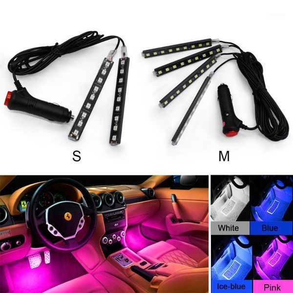 9 led 2/4 in 1 interior car atmosphere lights dash floor foot strip lights adapter decorative lamp1
9 led 2/4 in 1 interior car atmosphere lights dash floor foot strip lights adapter decorative lamp1