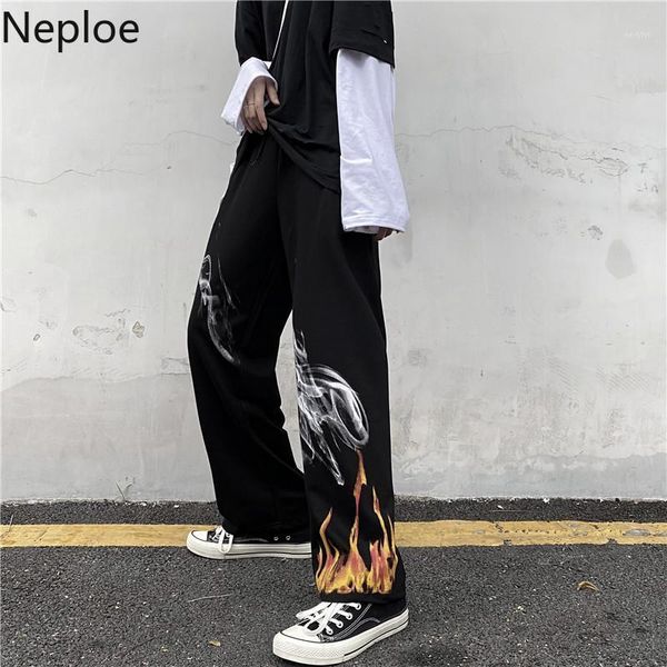 women's pants & capris neploe harajuku high waist wide leg fall winter clothes flame print straight casual trousers streetwear bf thick, Black;white
women's pants & capris neploe harajuku high waist wide leg fall winter clothes flame print straight casual trousers streetwear bf thick, Black;white