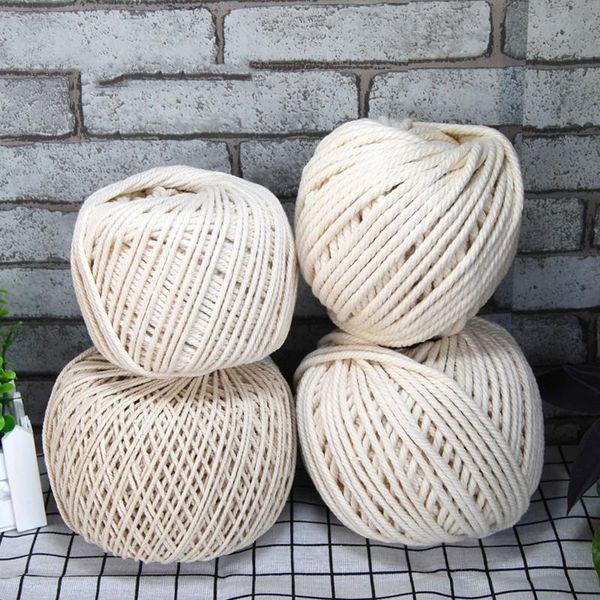 3/4/5/6mm 50/100m cotton macrame rope craft twisted string cord natural beige handmade diy home decorative tapestries decoration, Black;white
3/4/5/6mm 50/100m cotton macrame rope craft twisted string cord natural beige handmade diy home decorative tapestries decoration, Black;white