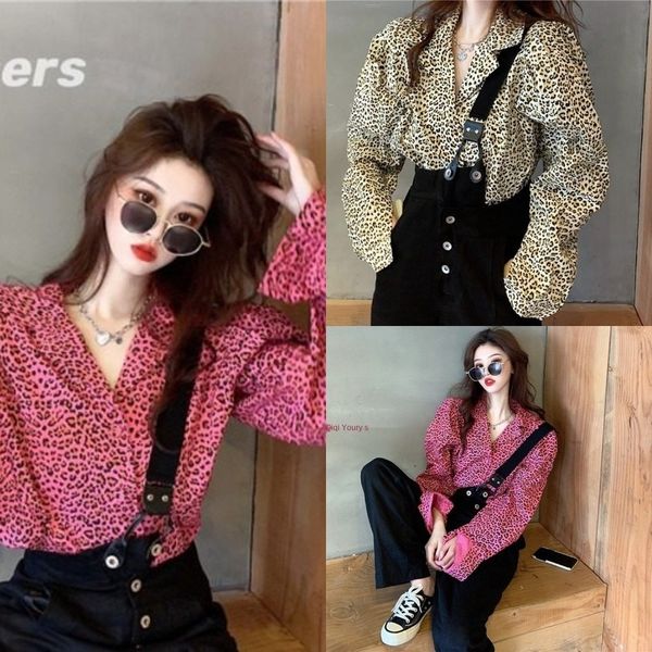 ezw70 korean bubble pants autumn new leopard print suit shirt pants set collar style sleeve loose casual suspender suspender ear, Gray
ezw70 korean bubble pants autumn new leopard print suit shirt pants set collar style sleeve loose casual suspender suspender ear, Gray