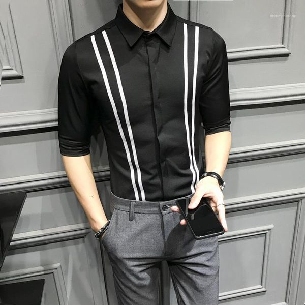 men's casual shirts 2021 summer men's shirt luxury high-quality hair stylist nightclub bar work clothes fashion1, White;black
men's casual shirts 2021 summer men's shirt luxury high-quality hair stylist nightclub bar work clothes fashion1, White;black