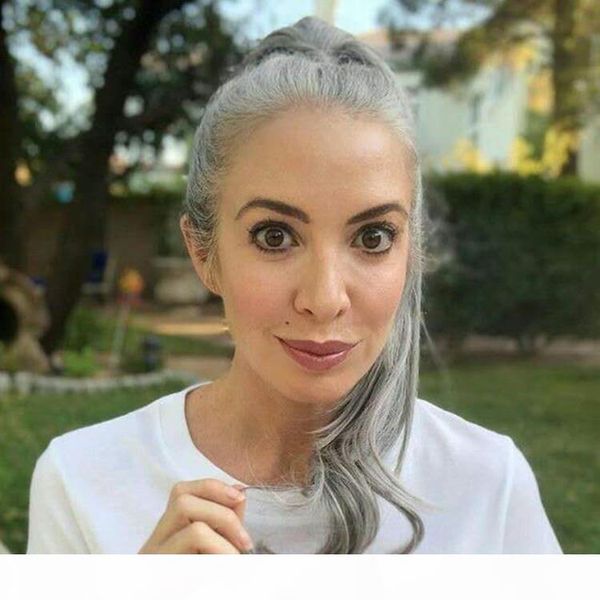 100% real hair gergeous grey ponytail hair extension clip in gray wavy curly wrap drawstring ponytails grey hair piece 120g, Black
100% real hair gergeous grey ponytail hair extension clip in gray wavy curly wrap drawstring ponytails grey hair piece 120g, Black