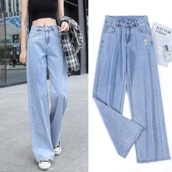 pantalon boyfriend summer thin new baggy jeans women clothing loose pants high waist vaquero mujer wide straight jeans woman, Blue
pantalon boyfriend summer thin new baggy jeans women clothing loose pants high waist vaquero mujer wide straight jeans woman, Blue