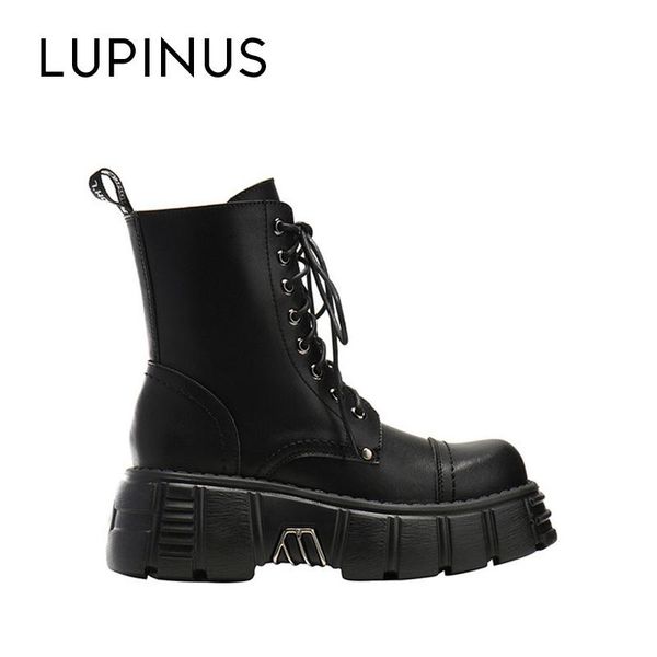 boots lupinus fashion punk style ankle for women 2021 winter platform metal design leather, Black
boots lupinus fashion punk style ankle for women 2021 winter platform metal design leather, Black