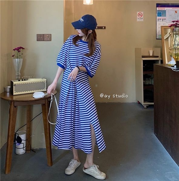 hong kong corner summer 2020 new loose stripe two wear carefully machine slit short dresst-shirt dress sleeve long t-shirt dress fashion gir, White
hong kong corner summer 2020 new loose stripe two wear carefully machine slit short dresst-shirt dress sleeve long t-shirt dress fashion gir, White
