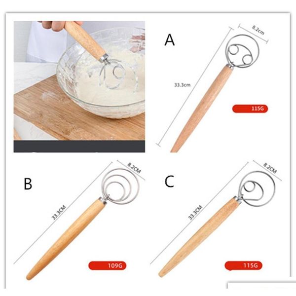 stainless steel egg beater 13 inch diy bread dough tools baking accessories danish dough whisk stick kitchen gadgets oak wood handle tjh3l
stainless steel egg beater 13 inch diy bread dough tools baking accessories danish dough whisk stick kitchen gadgets oak wood handle tjh3l