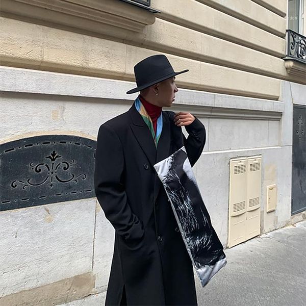men's trench coats men japan vintage double breasted casual black coat male streetwear gothic long jacket overcoat windbreaker1, Tan;black
men's trench coats men japan vintage double breasted casual black coat male streetwear gothic long jacket overcoat windbreaker1, Tan;black