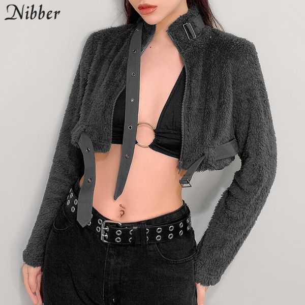 nibber 2021 stand-up collar fall winter fluffy faux fur women cropped coats and jackets zip up short warm fashion outerwear, Black;brown
nibber 2021 stand-up collar fall winter fluffy faux fur women cropped coats and jackets zip up short warm fashion outerwear, Black;brown