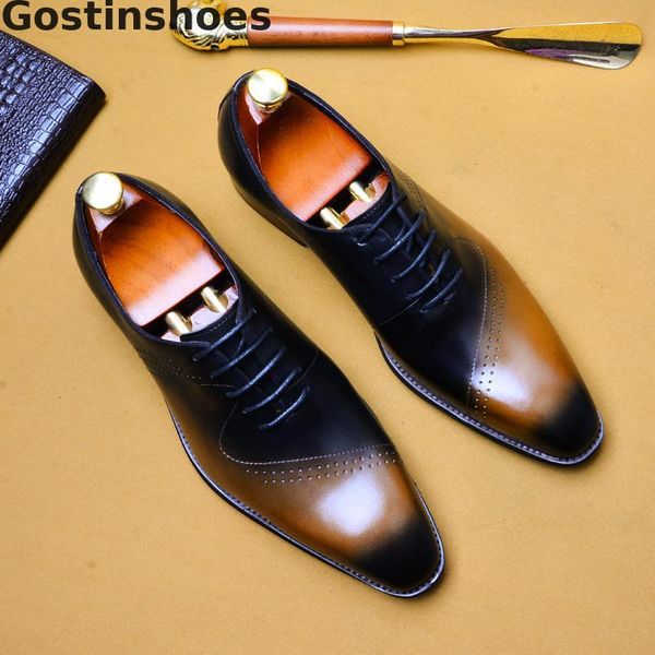 fashion men formal shoes cow leather lace-up pointed toe office wear men dress shoes carved breathable leather for wedding, Black
fashion men formal shoes cow leather lace-up pointed toe office wear men dress shoes carved breathable leather for wedding, Black