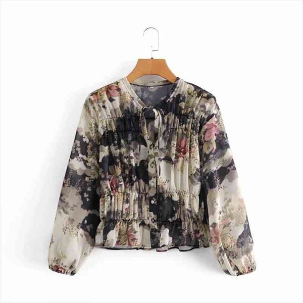 spring women digital printing o neck lace up chiffon shirt female lantern sleeve blouse vintage lady loose s8650, White
spring women digital printing o neck lace up chiffon shirt female lantern sleeve blouse vintage lady loose s8650, White