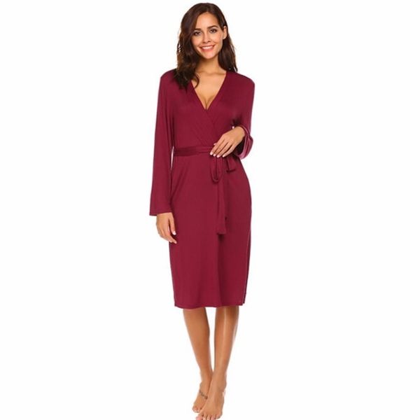 ekouaer long women robe sleepwear long sleeve solid kimono comfort bathrobe spa robes night dressing gown nightwear s-xxl 210203, Black;red
ekouaer long women robe sleepwear long sleeve solid kimono comfort bathrobe spa robes night dressing gown nightwear s-xxl 210203, Black;red
