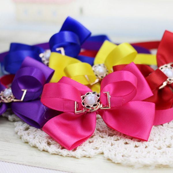 fashion pearl ribbon dog apparel collars bow tie for small dogs adjustable puppy cat pet accessories
fashion pearl ribbon dog apparel collars bow tie for small dogs adjustable puppy cat pet accessories