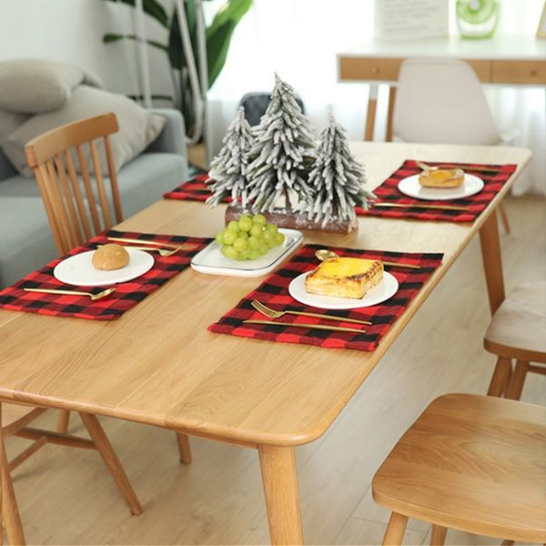 christmas placemats plaid dining table heat resistant wipeable placemat non-slip kitchen place mats cutlery table pad decoration new e102101
christmas placemats plaid dining table heat resistant wipeable placemat non-slip kitchen place mats cutlery table pad decoration new e102101