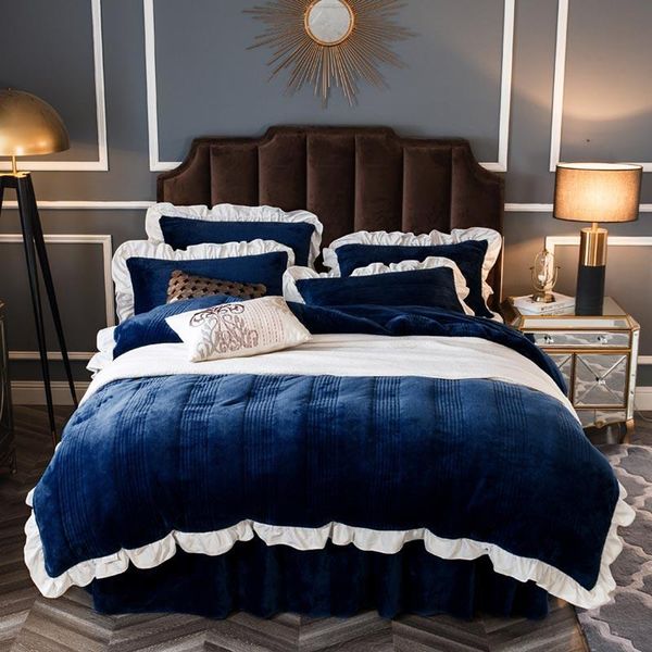 bedding sets warm korean version thicken bed skirt set king size 4pcs white duvet cover bedsheet wedding gift
bedding sets warm korean version thicken bed skirt set king size 4pcs white duvet cover bedsheet wedding gift