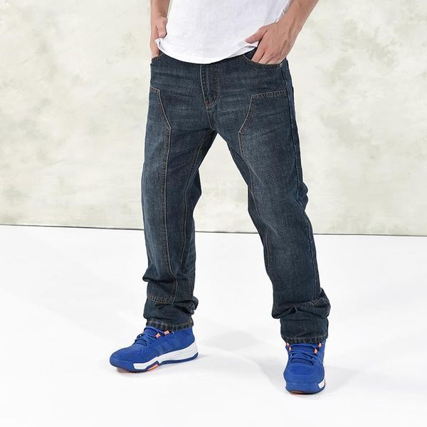 hip hop men's baggy jeans patchworks plus size 30-46 skateboard jeans for men dark blue denim pants1
hip hop men's baggy jeans patchworks plus size 30-46 skateboard jeans for men dark blue denim pants1