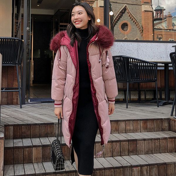 2021 newvelvet winter jacket women warm thicken hooded with fur female long coat zv4a, Black
2021 newvelvet winter jacket women warm thicken hooded with fur female long coat zv4a, Black