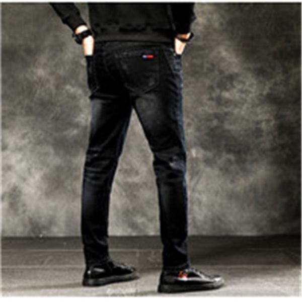 jeans pants for men casual distrressed pants zipper fly new black fashion jeans men's long straight pants asain size 27-36, Blue
jeans pants for men casual distrressed pants zipper fly new black fashion jeans men's long straight pants asain size 27-36, Blue