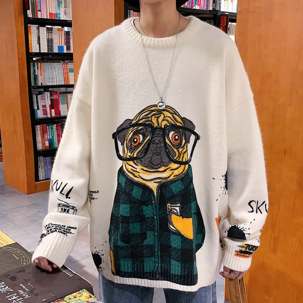 2021 new cartoon jersey funny shirt anime jumper hipster streetwear loose male sweater vhvw ly78, White;black
2021 new cartoon jersey funny shirt anime jumper hipster streetwear loose male sweater vhvw ly78, White;black