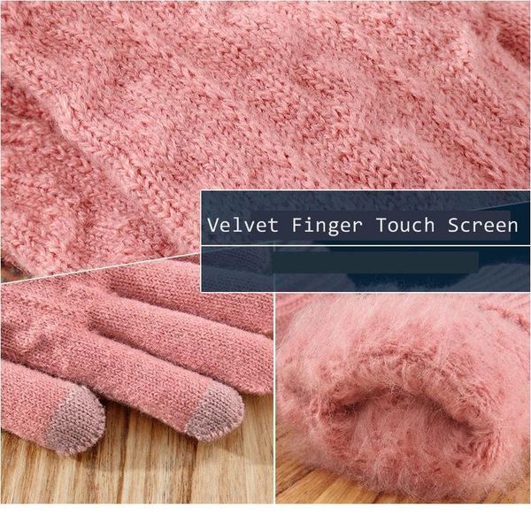 gloves women winter gloves touch screen student gloves knitting promotion 2019 wholesale peluche guantes mujer hand sqckdk, Black
gloves women winter gloves touch screen student gloves knitting promotion 2019 wholesale peluche guantes mujer hand sqckdk, Black