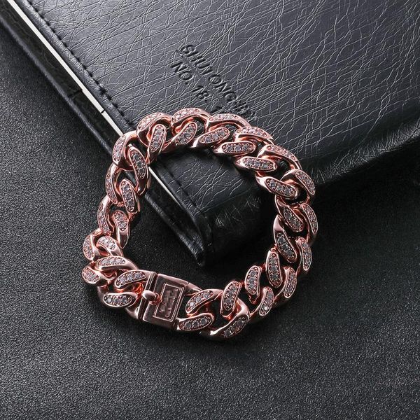 2020 buddha bracelets mens iced out bling shiny cz cuban chain bracelet rose gold punk hip hop jewelry for men, Black
2020 buddha bracelets mens iced out bling shiny cz cuban chain bracelet rose gold punk hip hop jewelry for men, Black