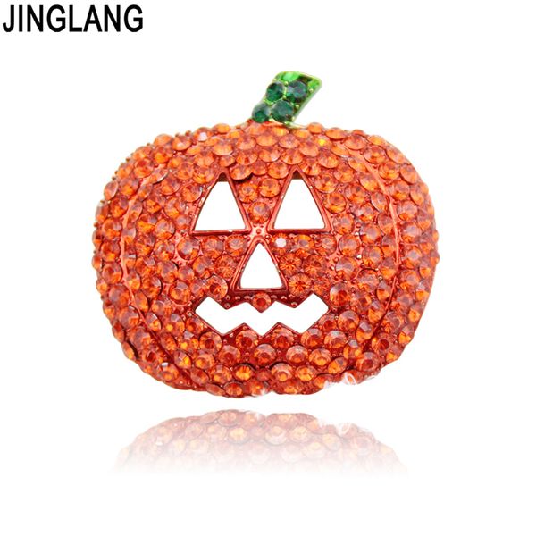 jinglang fashion gold color brooches pins orange rhinestone pumpkin mask brooches christmas halloween decoration gift jewelry 201009, Gray 
jinglang fashion gold color brooches pins orange rhinestone pumpkin mask brooches christmas halloween decoration gift jewelry 201009, Gray