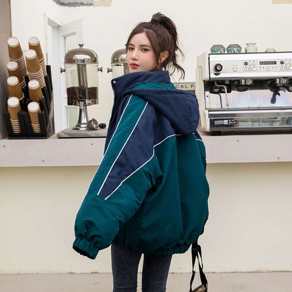 autumn and senior winter clothes junior high school korean loose short thickened jacket dark green women s down coats wholesale fur collar, Black
autumn and senior winter clothes junior high school korean loose short thickened jacket dark green women s down coats wholesale fur collar, Black