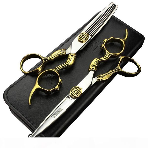 high-grade 6-inch hairdressing scissors suit personalized gold handle hairdressing style scissors hairdresser
high-grade 6-inch hairdressing scissors suit personalized gold handle hairdressing style scissors hairdresser