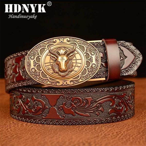 classical designer sheep head bucke belt genuine leather belt for men 220210, Black;brown
classical designer sheep head bucke belt genuine leather belt for men 220210, Black;brown