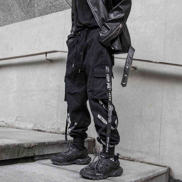 new men's black casual ribbons pockets harem pants streetwear male fashion hip hop anke-length cargo trousers for men xxl 0214
new men's black casual ribbons pockets harem pants streetwear male fashion hip hop anke-length cargo trousers for men xxl 0214