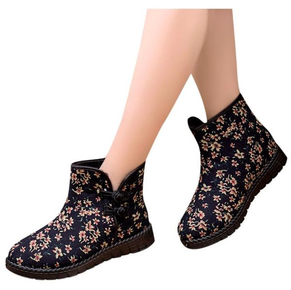 sagace shoes winter boots women 2020 plus velvet waterproof warm shoes for women ethnic style round toe snow botas de mujer, Black
sagace shoes winter boots women 2020 plus velvet waterproof warm shoes for women ethnic style round toe snow botas de mujer, Black