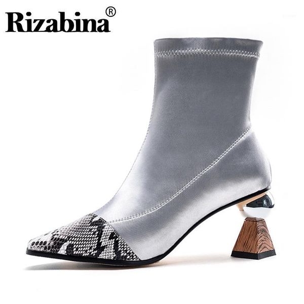 boots rizabina real leather women ankle fashion patckwork stretch winter shoes office high heel footwear size 33-401, Black
boots rizabina real leather women ankle fashion patckwork stretch winter shoes office high heel footwear size 33-401, Black