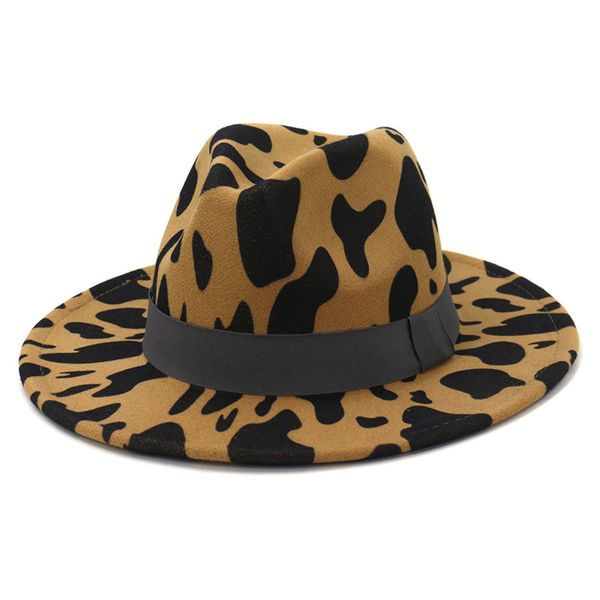 cow print fashion fedora winter women hats wide brim accessories hat cap woman hat jazz panama lover caps mens trilby men felt man ccqc, White;black
cow print fashion fedora winter women hats wide brim accessories hat cap woman hat jazz panama lover caps mens trilby men felt man ccqc, White;black