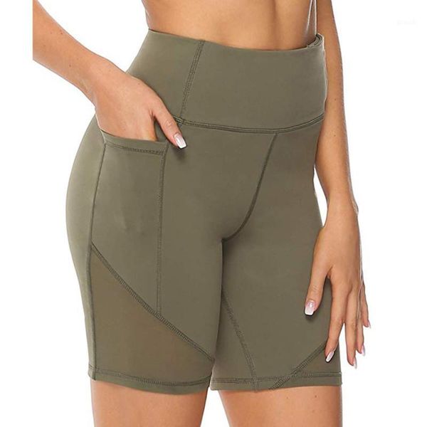 women fitness shorts solid color high waist stretch athletic workout with pocket running shorts1, White;black
women fitness shorts solid color high waist stretch athletic workout with pocket running shorts1, White;black