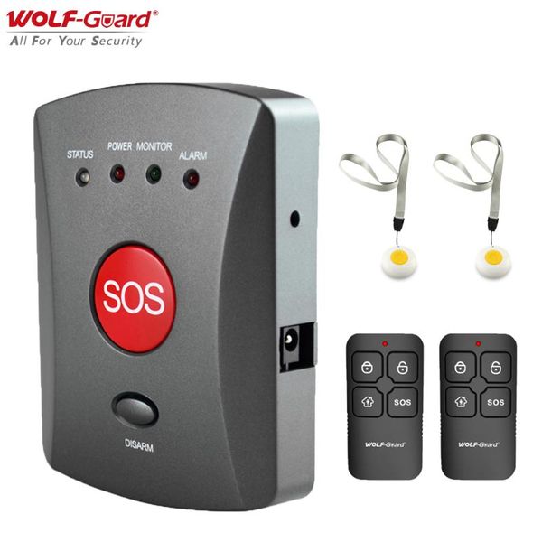 wolf-guard gsm sms sos panel panic button elder children one key siren waterproof wristband kit for home alarm security system
wolf-guard gsm sms sos panel panic button elder children one key siren waterproof wristband kit for home alarm security system