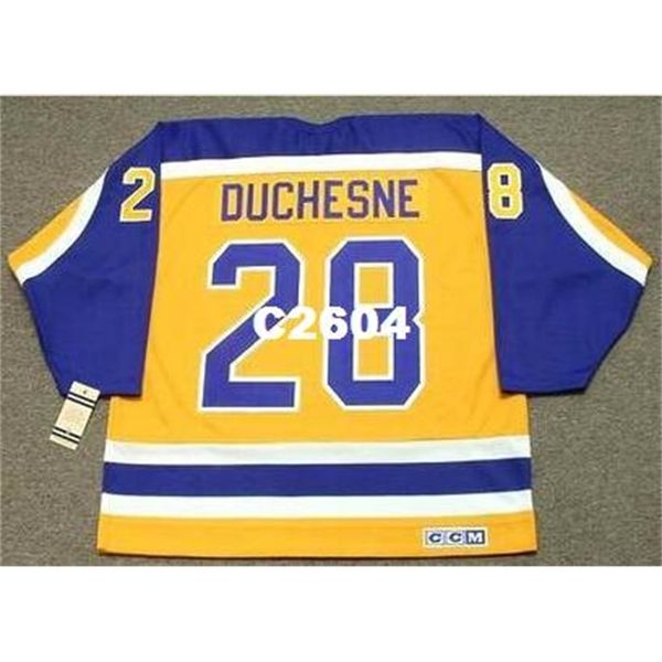 men #28 steve duchesne los angeles kings 1987 ccm vintage retro home hockey jersey or custom any name or number retro jersey, Black
men #28 steve duchesne los angeles kings 1987 ccm vintage retro home hockey jersey or custom any name or number retro jersey, Black