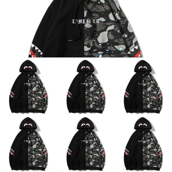 v9nha fall 2020 new oversized camouflage splicing pullover hoodie hip hoodie men and women's fashion brand loose style coat coat hop sw, Black
v9nha fall 2020 new oversized camouflage splicing pullover hoodie hip hoodie men and women's fashion brand loose style coat coat hop sw, Black