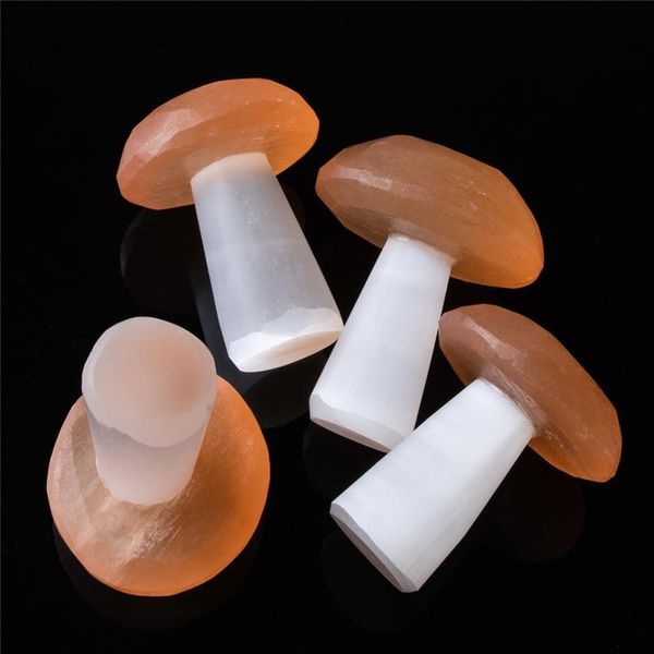 1pcs natural selenite quartz crystal polished mushroom stones home decoration reiki healing natural quar jllvwg, Black 
1pcs natural selenite quartz crystal polished mushroom stones home decoration reiki healing natural quar jllvwg, Black