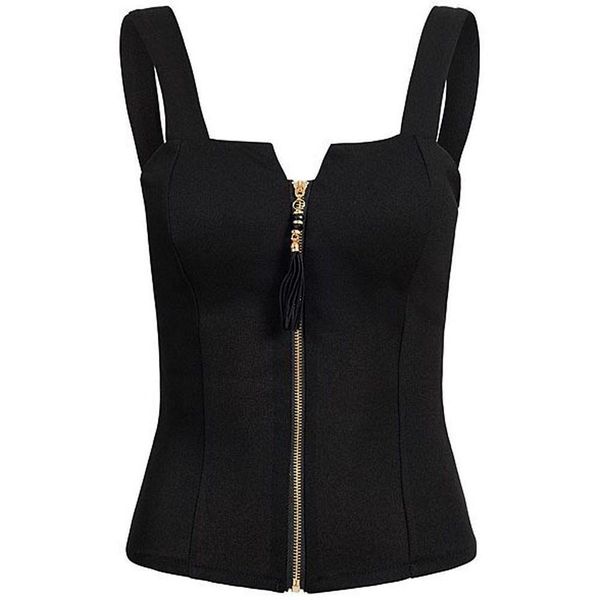 crop summer womens sleeveless camisole tank camis zipper vest summer casual solid color camisole cropped feminino, White
crop summer womens sleeveless camisole tank camis zipper vest summer casual solid color camisole cropped feminino, White