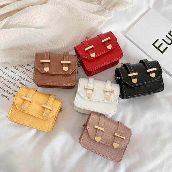 children pu plain two belt flap cover hasp cross body bag mix color one-shoulder purses, White
children pu plain two belt flap cover hasp cross body bag mix color one-shoulder purses, White