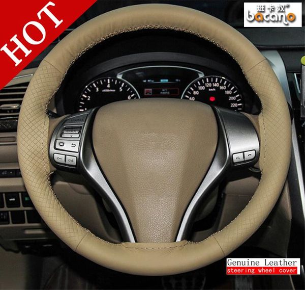 bacano car universal diy beige steering wheel hubs car steering wheel cover needles and thread artificial leather styling
bacano car universal diy beige steering wheel hubs car steering wheel cover needles and thread artificial leather styling
